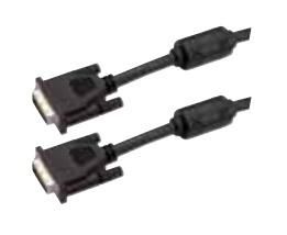 Bachmann DVI-I connecting cable, Male/Male, 3 m, Black - W125899178