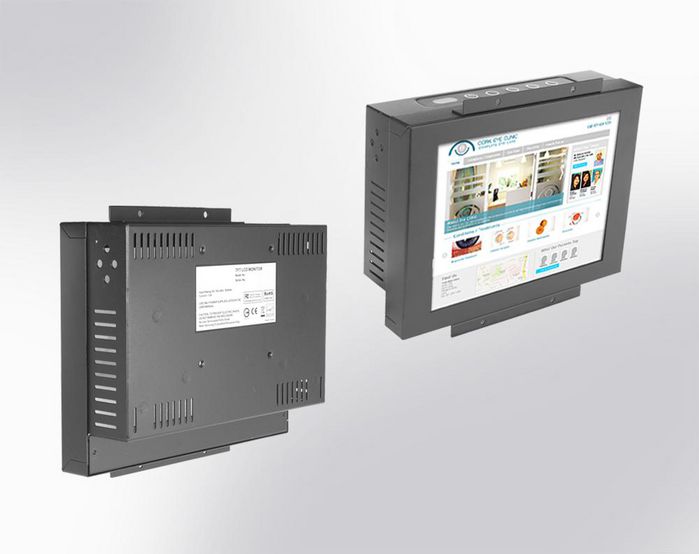 Winsonic IP65 front Chassis Mount, 10.4" LCD monitor, 800 x 600, LED 700 nits, VGA input, wide temperature - W125655974