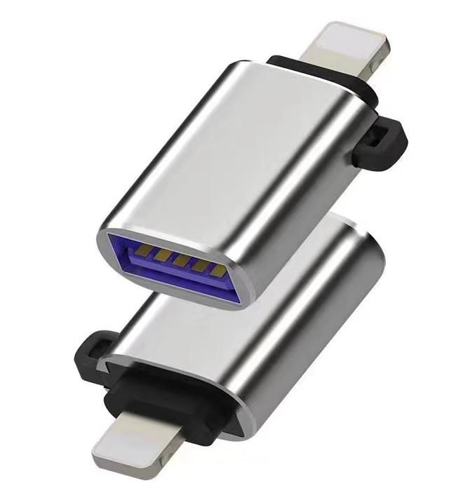 MicroConnect Lightning  -  USB 3.0  Type A Adapter Silver - W125904368