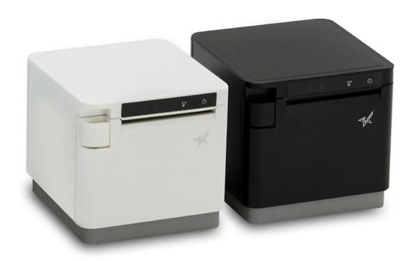 Star Micronics mC-Print3, Thermal, 3in, Cutter, Ethernet (LAN), USB, CloudPRNT, Black, EU & UK, PS60C Power Supply included, Direct thermal, POS printer, 250 mm/sec, 58mm, 80mm, Wired & Wireless, Black - W125627189