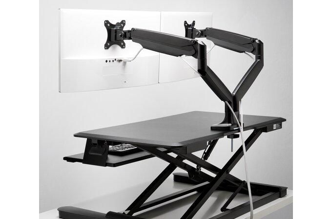 Kensington SmartFit® One-Touch Height Adjustable Dual Monitor Arm - W125906586