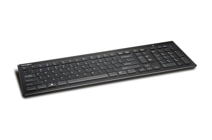 Kensington Slim Type Wireless Keyboard, 2.4 GHz, USB, Black, IT - W125828768