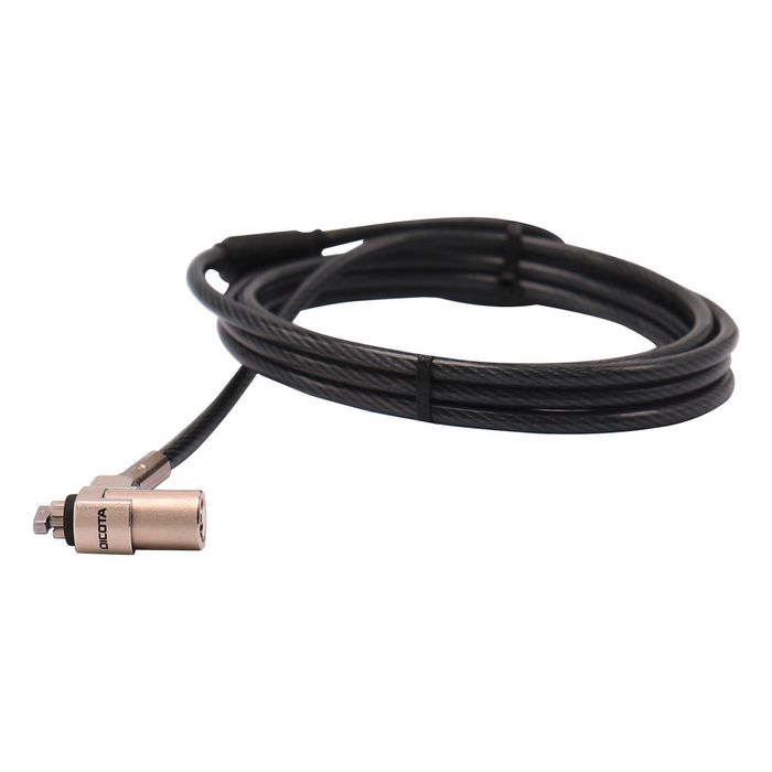Dicota Security Cable T-Lock Ultra Slim V2, masterkeyed, 3x7mm slot - W125872622