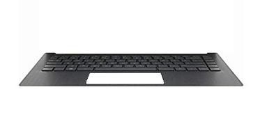 HP Top cover/keyboard (includes TouchPad and TouchPad top mylar, does not include TouchPad board or TouchPad click board), Ash silver, not backlit - W125772558