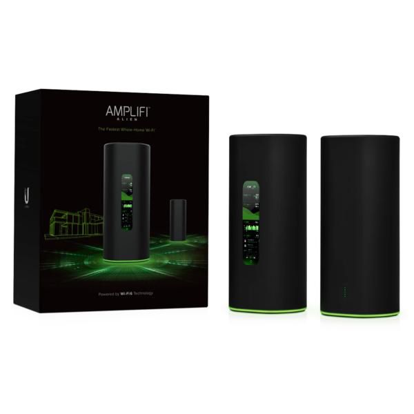 AmpliFi Alien Router and MeshPoint, Router: (1) 10/100/1000 Mbps RJ45 Ethernet WAN, (4) 10/100/1000 Mbps RJ45 Ethernet LAN, MeshPoint: (1) 10/100/1000 Mbps RJ45 Ethernet LAN - W125902482