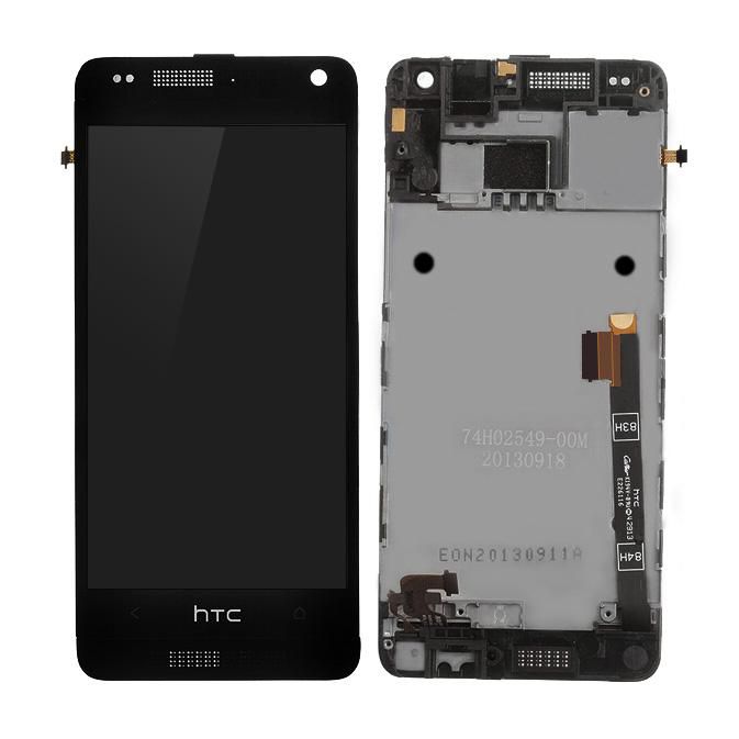 CoreParts HTC One Mini LCD Screen and Digitizer with Front Frame Assembly Black - W124665440