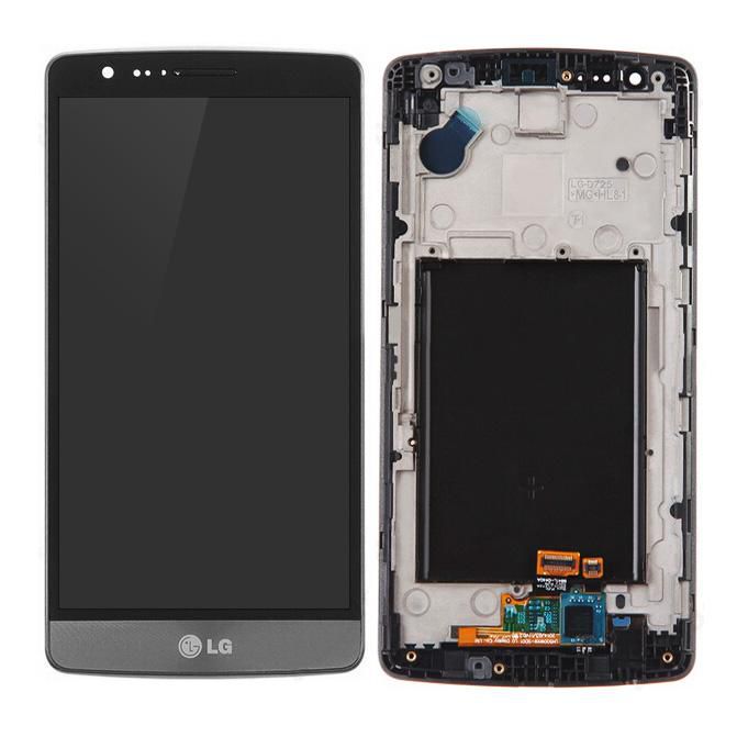 CoreParts LG G3 S D722 LCD Screen and Digitizer with Front Frame Assembly Gray - W125264967