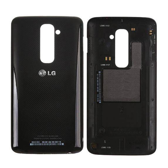 CoreParts LG G2 LS980 Back Cover Black MSPP71842, Rear housing cover, LG, G2 LS980 - W124965567