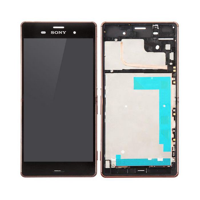 CoreParts Sony Xperia Z3 LCD Screen and Digitizer with Front Frame Assembly Copper - W124965604