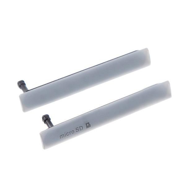 CoreParts Sony Xperia Z3 Compact Card Slot and USB Cover (2 pcs-set) White - W124465683