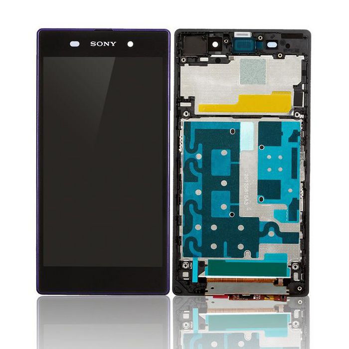 CoreParts Sony Xperia Z1 L39h LCD Screen and Digitizer with Front Frame Assembly Purple - W125065437