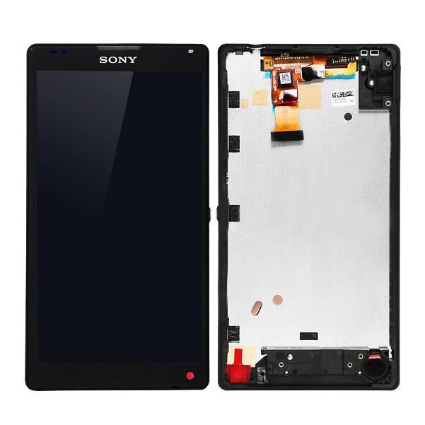 CoreParts Sony Xperia ZL L35h LCD Screen and Digitizer with Front Frame Assembly Red - W124565567