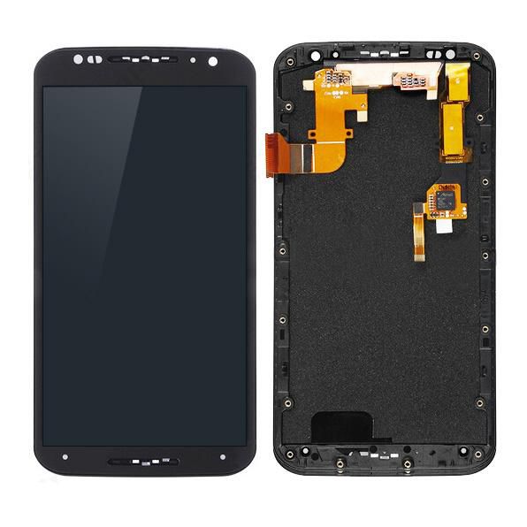 CoreParts Motorola Moto X 2nd Gen XT1096 LCD Screen and Digitizer with Front Frame Assembly Black - W125165305