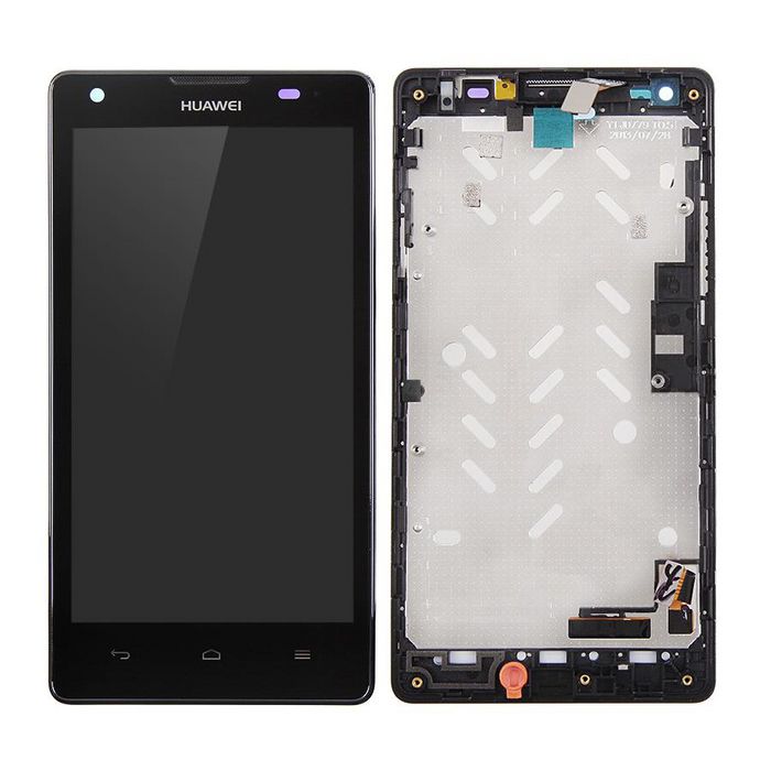 CoreParts Huawei Ascend G700 LCD Screen and Digitizer with Front Frame Assembly Black - W124765626