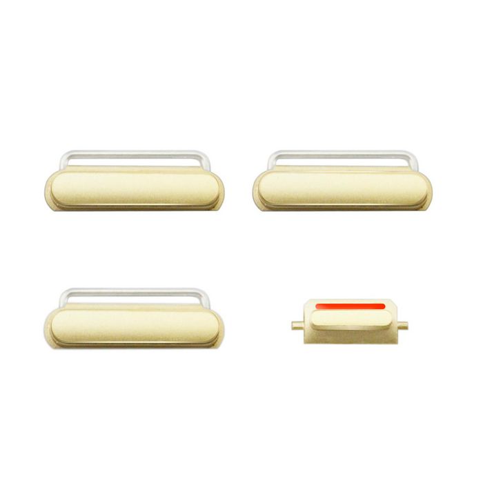 CoreParts Apple iPhone 6S Plus Gold Side Buttons(4pcs-set) including Power Button,Volume Buttons,Mute Switch - W125265108
