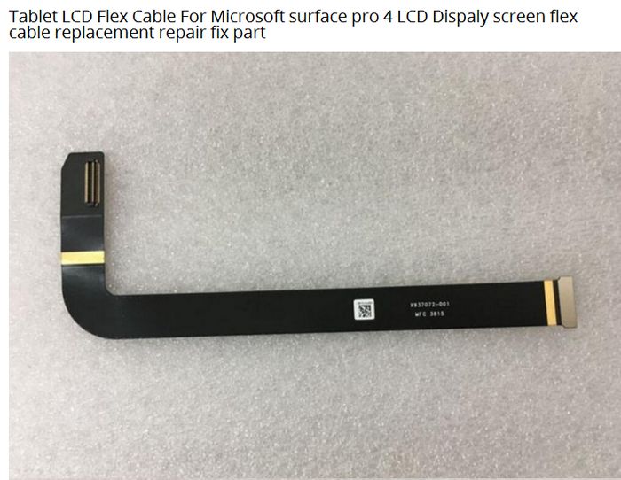 CoreParts LCD Flex Cable for Surface Pro 4 1724 - W124365722