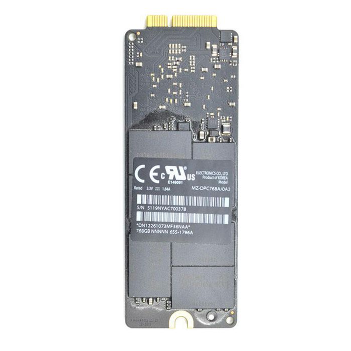 CoreParts 768GB SSD for Apple Original Used, Good Condition, MACBOOK PRO 15.4 RETINA A1398 MID2012/EARLY2013 AND MACBOOK PRO 13.3 RETINA A1425 LATE2012/EARLY2013 - W124464659