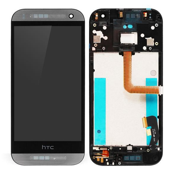 CoreParts HTC One Mini 2 LCD Screen and Digitizer with Front Frame Assembly Gray - W124965529