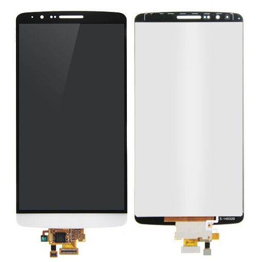CoreParts LCD Screen and Digitizer Assembly - White for LG G3 D850, D855, LS990 - W124565232
