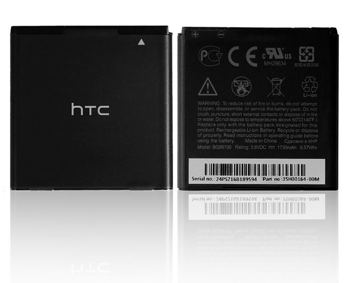 CoreParts Battery for HTC Mobile 6.57Wh Li-ion 3.8V 1730mAh, HTC BG86100 - W124365217