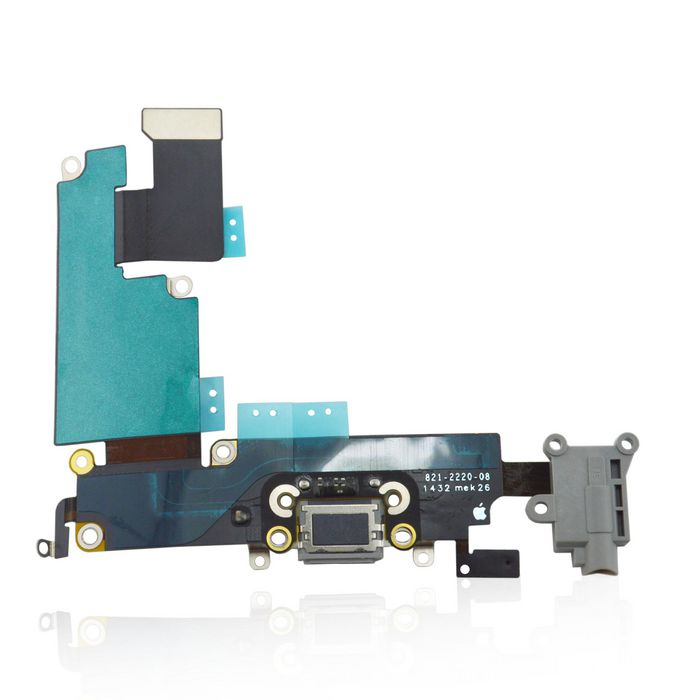 CoreParts Apple iPhone 6 Plus Headphone Jack with Dock Connector Flex Cable Dark Gray - W124565338