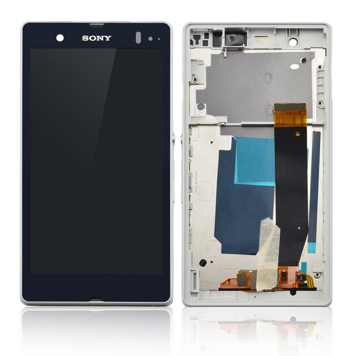 CoreParts Sony Xperia Z L36h LCD Screen and Digitizer with Front Frame Assembly White - W124965393