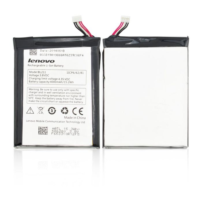 CoreParts Battery for Lenovo Mobile 15.2Wh Li-ion 3.8V 4000mAh, Lenovo P780 BL211 Battery - W124465519