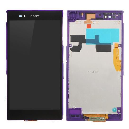 CoreParts Sony Xperia Z Ultra XL39h LCD Screen and Digitizer with Front Frame Assembly Purple - W124465542