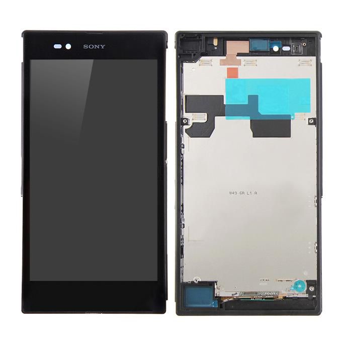 CoreParts Sony Xperia Z Ultra XL39h LCD Screen and Digitizer with Front Frame Assembly Black - W124765408