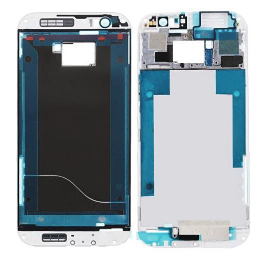 CoreParts HTC One M8 Front Frame without Top and Bottom Cover White - W124465545