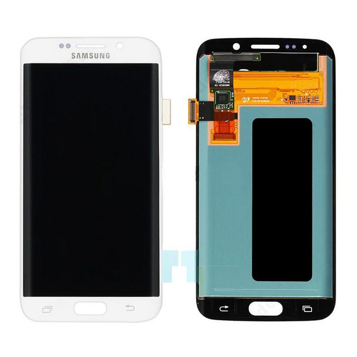CoreParts LCD Screen and Digitizer Assembly White Samsung Galaxy S6 Edge Series - W124965466