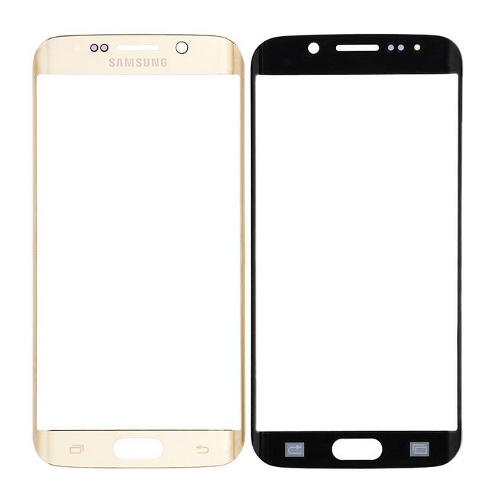 CoreParts Front Glass Panel Gold Samsung Galaxy S6 Edge Series - W124665364