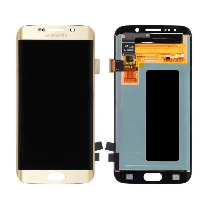 CoreParts LCD Screen and Digitizer Assembly Gold Samsung Galaxy S6 Edge Series - W124965478