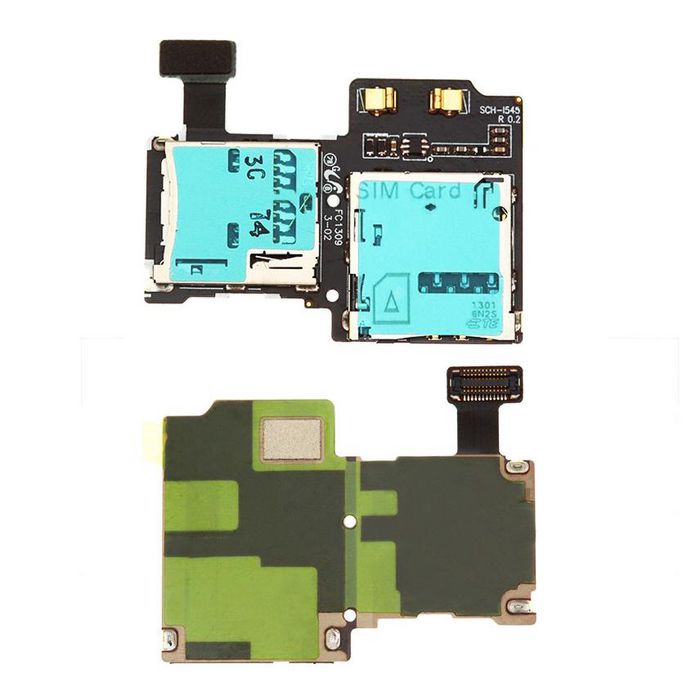 CoreParts Samsung Galaxy S4 SCH-I545 SIM Card and SD Card Reader Contact - W124465590