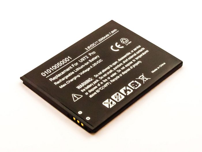CoreParts Battery for Mobile 7.6Wh Li-ion 3.8V 2Ah Hisense U972 Pro - W124463178