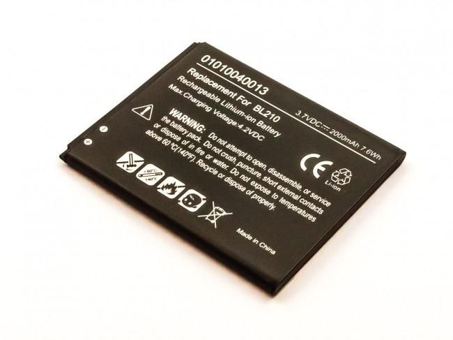 CoreParts Battery for Lenovo 7.6Wh Li-ion. 3.7V. 2Ah Leno BL210 - W124463183