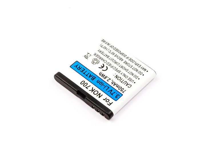 CoreParts Battery for Mobile 2.8Wh Li-ion 3.7V 750mAh Nokia - W124762980