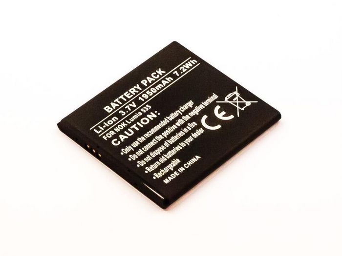 CoreParts Battery for Mobile 7.2Wh Li-ion 3.7V 1950mAh Nokia - W124463193