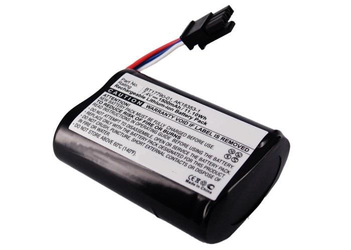 CoreParts Battery for Zebra Scanner 11.1Wh Li-ion 7.4V 1500mAh Black, MZ220, MZ320 - W124463234