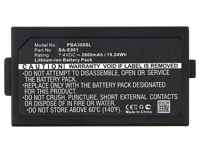 CoreParts Battery for Brother Printer 19.2Wh Li-ion 7.4V 2600mAh Black, BA-E001, PJ7, P-Touch H300/LI, PT-P750W - W124463243