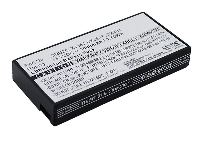CoreParts Raid Cont. Battery for Dell 3.7Wh Li-ion 3.7V 1000mAh - W125326397