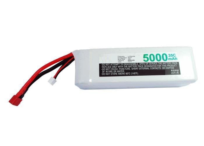 CoreParts Battery for Rc RC Hobby 92.5Wh Li-Pol 18.5V 5000mAh for Rc CS-LP5005C35RT - W125262565