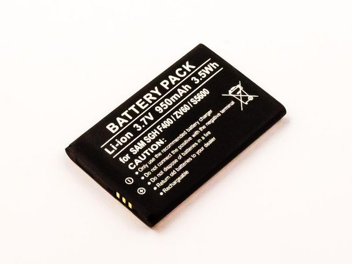 CoreParts Li-ion 3.7V 950mAh, 3.5Wh Mobile Battery - W124663146