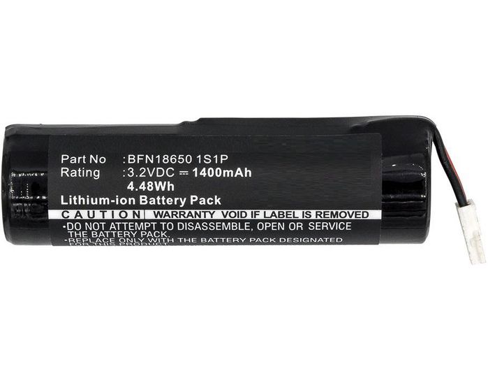 CoreParts CoreParts Battery for Leifheit Vacuum 4.48Wh, 3.2V, Li-ion, 1400mAh, Black - W125262651