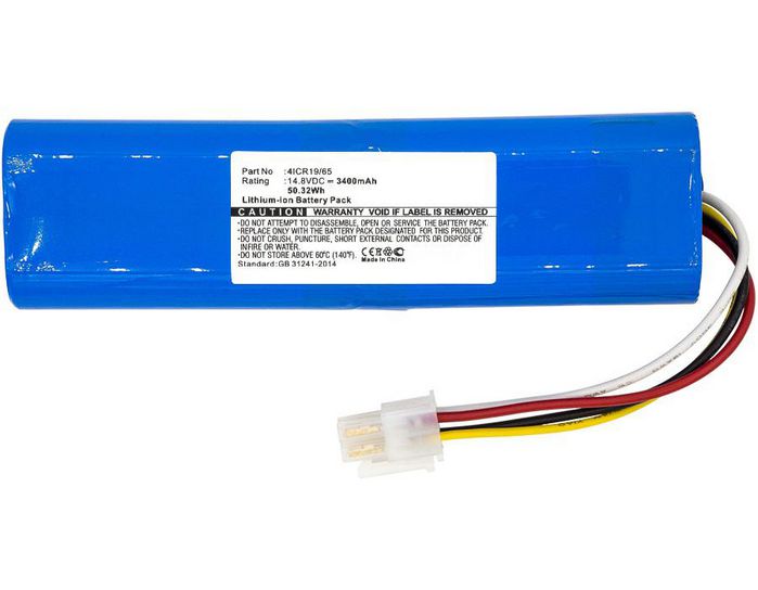 CoreParts Battery for Philips Vacuum 50.32Wh 14.8V Li-ion 3400mAh Blue, FC8705, FC8710, FC8772, FC8776 - W124563248