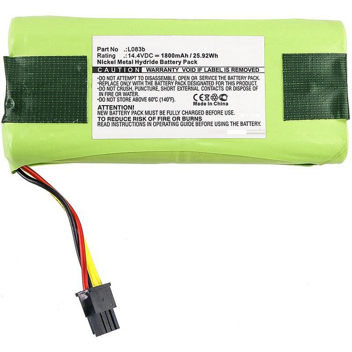 CoreParts Battery for Midea Vacuum 26Wh 14.4V Ni-Mh 1800mAh Midea R1-L081A, R1-L083B, R1-L085B - W124862832