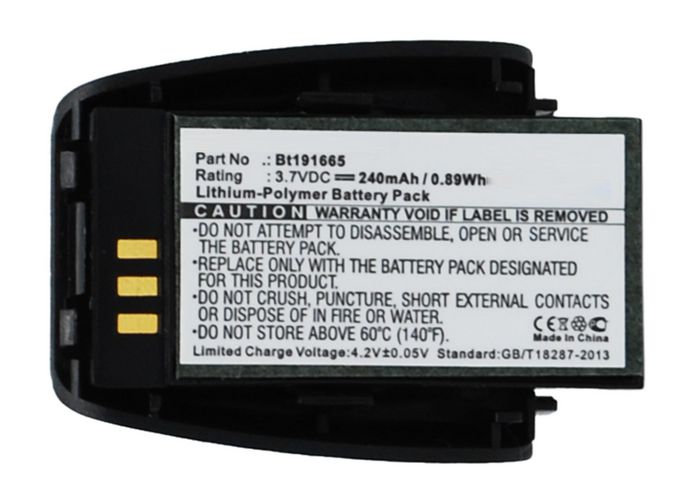 CoreParts Battery for Wireless Headset 0.9Wh Li-Pol 3.7V 240mAh Black, for At&T SB3014, TL780 - W124363192