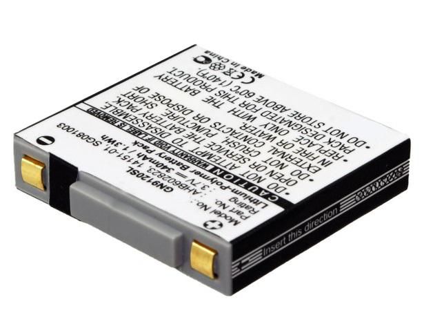 CoreParts Battery for Wireless Headset 1.25Wh Li-Pol 3.7V 340mAh Black, for Gn Netcom 9120, Netcom 9125 - W124363195
