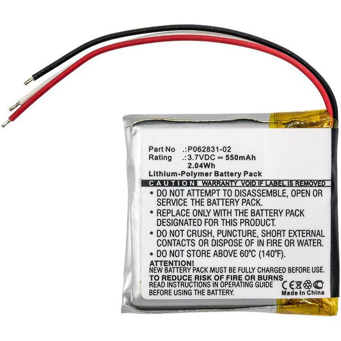 CoreParts Battery for Wireless Headset 2Wh Li-Pol 3.7V 550mAh Black, for Jbl Everest 300, Everest 700 - W124663223