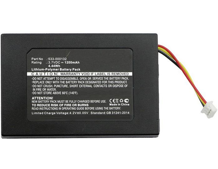 CoreParts Battery for Wireless Headset 4.44Wh Li-Pol 3.7V 1200mAh Black, for Logitech G533, G93 - W125162894